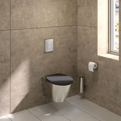 Delabie TEMPOFLUX 3 zelfsluitende toiletspoeler bedieningsplaat 3/6 liter rechthoekig RVS mat - afbeelding 4