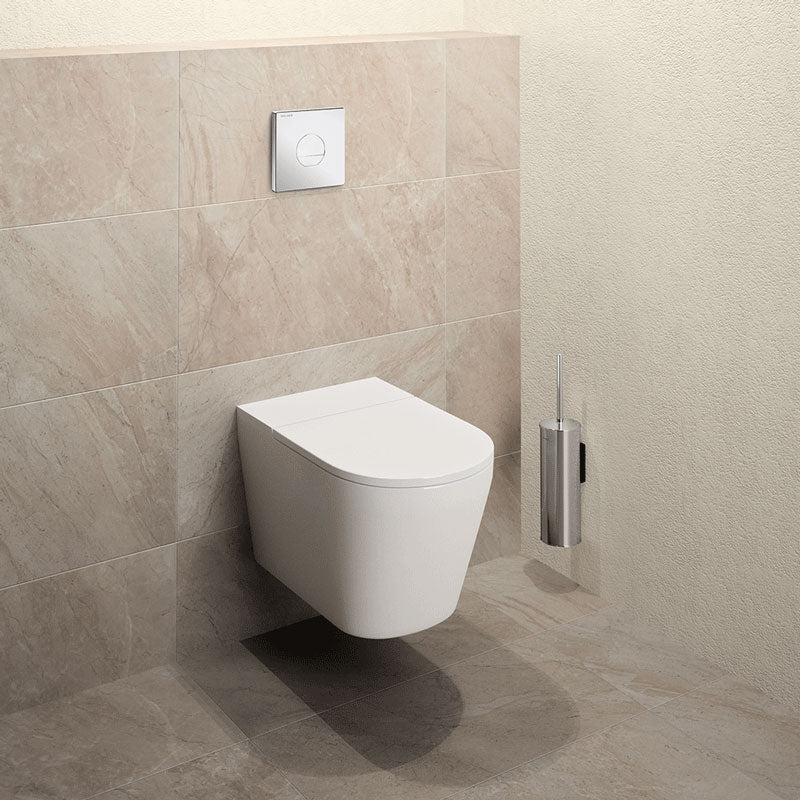 Delabie TEMPOFLUX 3 zelfsluitende toiletspoeler bedieningsplaat 3/6 liter rond chroom - afbeelding 2
