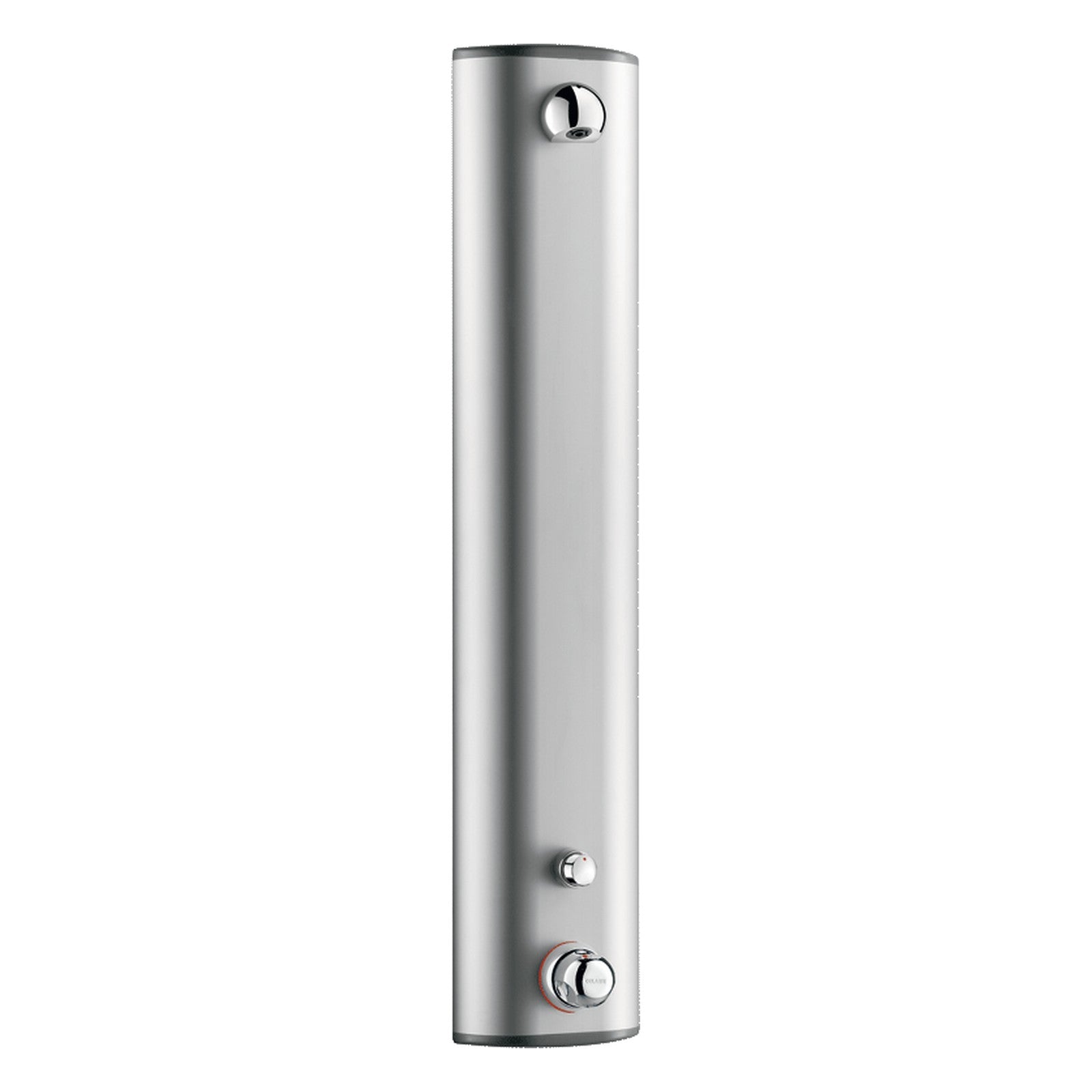 Delabie SECURITHERM thermostatisch zelfsluitend douchepaneel opbouw aluminium