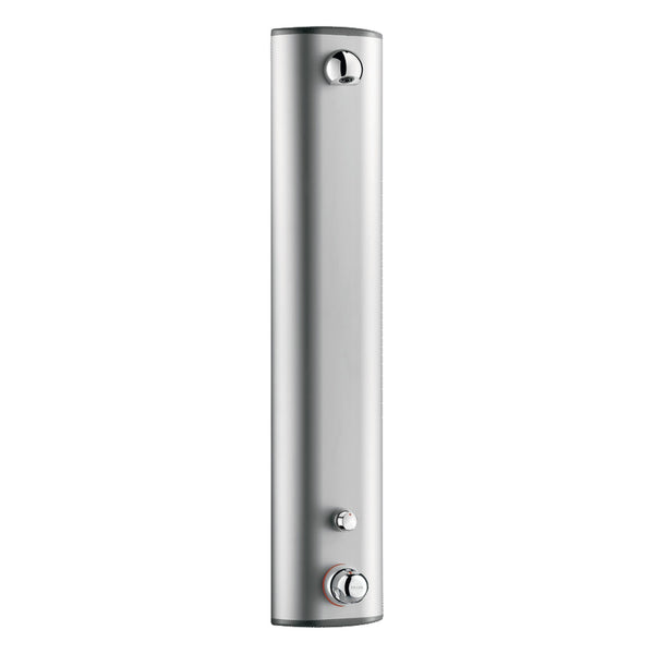 Delabie SECURITHERM thermostatisch zelfsluitend douchepaneel opbouw aluminium