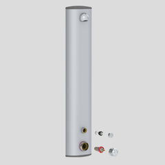 Delabie SECURITHERM thermostatisch zelfsluitend douchepaneel opbouw aluminium - afbeelding 2