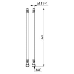 Delabie RVS flexibels F3/8