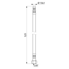 Delabie PEX flexibels F3/8
