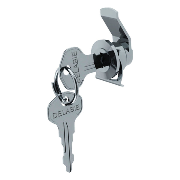 Delabie Slot met sleutel voor handdoekdispenser en hygiëne-accessoires