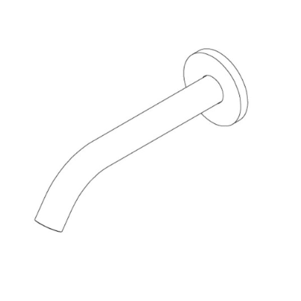 Ritmonio Messing 1/2 Baduitloop 24mm wand 200mm E0BA0155H3C