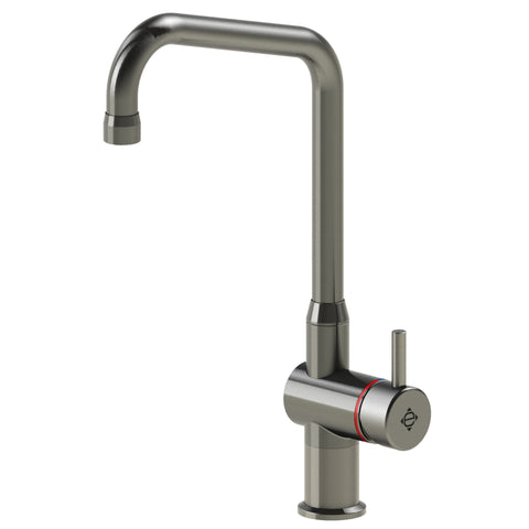 Echtermann Gastro 1-hendel mengkraan 1/2" 1-gats met zwenkuitloop A=300mm H=300mm hoge uitloop RVS Artikel nummer 201-101/300-300/02