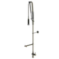 Echtermann Top Clean voorspoeldouche 1-gats bladmodel 1-hendel met tussenkraan RVS Artikel nummer 301-102/270-295
