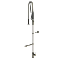Echtermann Top Clean voorspoeldouche 1-gats bladmodel 1-hendel met tussenkraan RVS Artikel nummer 301-102/270-295