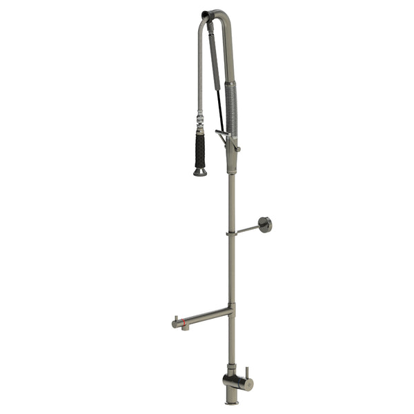 Echtermann Top Clean voorspoeldouche 1-gats bladmodel 1-hendel met tussenkraan RVS Artikel nummer 301-102/270-295