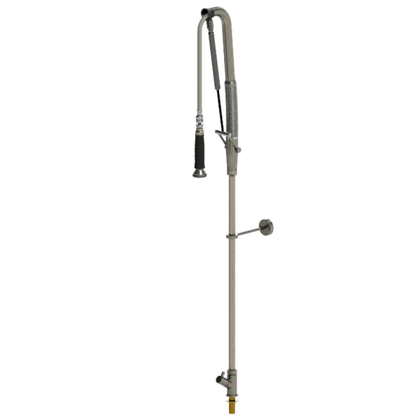 Echtermann Top Clean voorspoeldouche 1-gats bladmodel 1-greeps RVS Artikel nummer 303-102/000