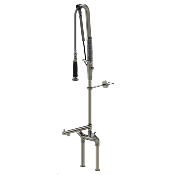 Echtermann Top Clean voorspoeldouche 2-gats bladmodel 2-greeps met tussenkraan RVS Artikel nummer 305-202/220-285