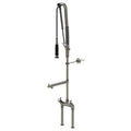 Echtermann Top Clean voorspoeldouche 2-gats bladmodel 2-greeps met tussenkraan RVS Artikel nummer 305-202/220-440