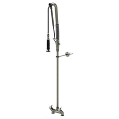 Echtermann Top Clean voorspoeldouche 2-gats bladmodel 2-greeps laag model RVS Artikel nummer 305-204/000