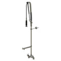 Echtermann Top Clean voorspoeldouche 2-gats bladmodel 2-greeps met tussenkraan laag model RVS Artikel nummer 305-204/220-245