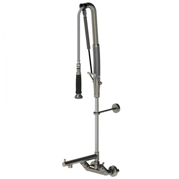 Echtermann Top Clean voorspoeldouche wandmodel 2-greeps met tussenkraan RVS Artikel nummer 306-202/270-060