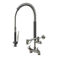 Echtermann Smart Clean voorspoeldouche 2-gats bladmodel 2-greeps met tussenkraan RVS Artikel nummer 345-204/250-175