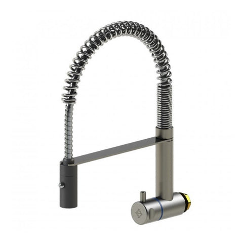 Echtermann Comfort Clean wand-zwenkventiel 1-greeps lage bouwhoogte RVS Artikel nummer 368-201/230-045
