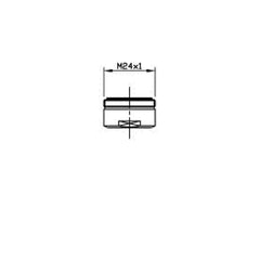Echtermann straalbreker M24x1 buitendraad Artikel nummer 6742.30-2
