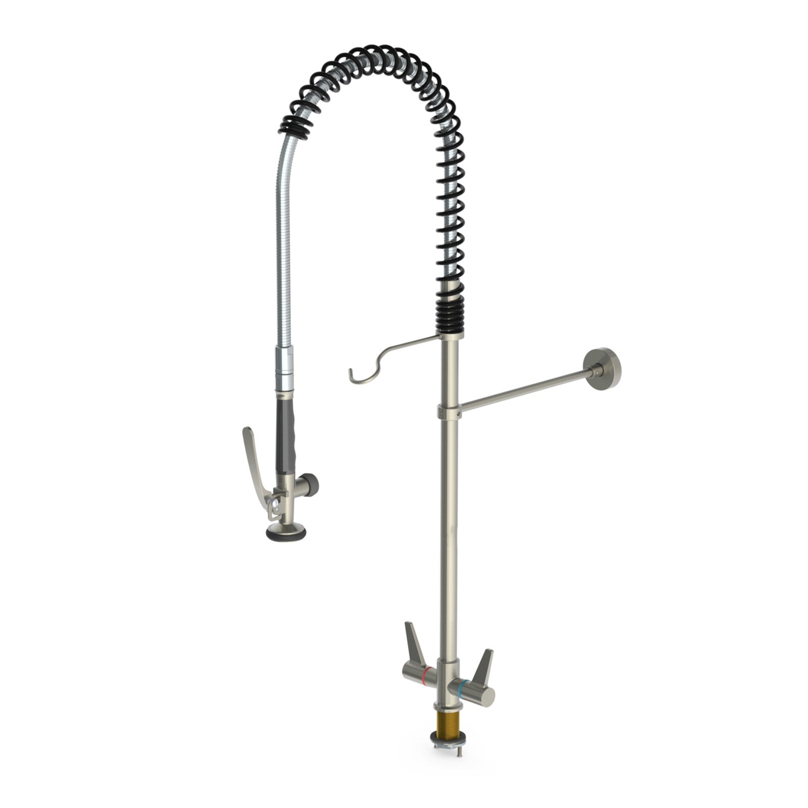 Echtermann ECOSTAR voorspoeldouche 1-gats bladmodel zonder tussenkraan RVS 304 Artikel nummer 700-101/000