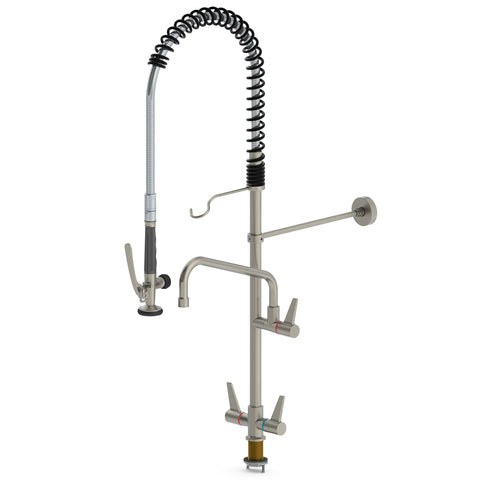 Echtermann EUROCLEAN 1-hole top model intermediate tap on stand Article number 6634.02