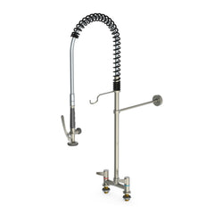 Echtermann ECOSTAR voorspoeldouche 2-gats bladmodel zonder tussenkraan RVS 304 Artikel nummer 700-201/000