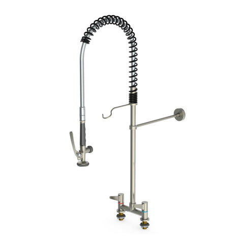 Echtermann ECOSTAR voorspoeldouche 2-gats bladmodel zonder tussenkraan RVS 304 Artikel nummer 700-201/000