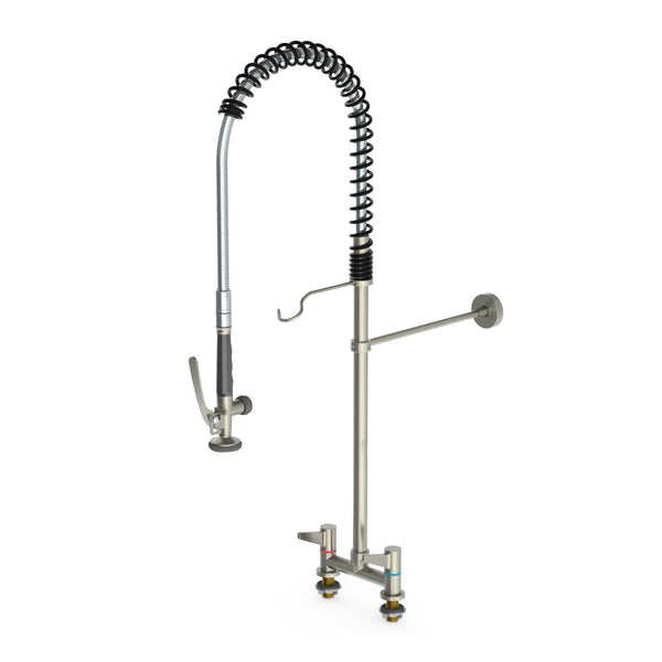 Echtermann ECOSTAR voorspoeldouche 2-gats bladmodel zonder tussenkraan RVS 304 Artikel nummer 700-201/000