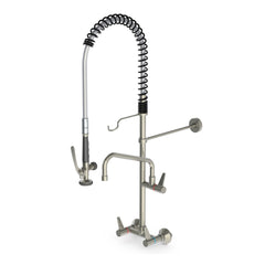 Echtermann ECOSTAR voorspoeldouche wandmodel met tussenkraan RVS 304 Artikel nummer 701-201/255-300
