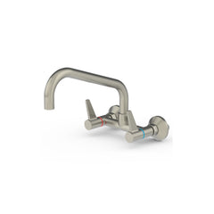 Echtermann ECOSTAR 2-greeps wandmengkraan met draaibare uitloop A=254mm H=100mm RVS 304 Artikel nummer 721-201/255-100
