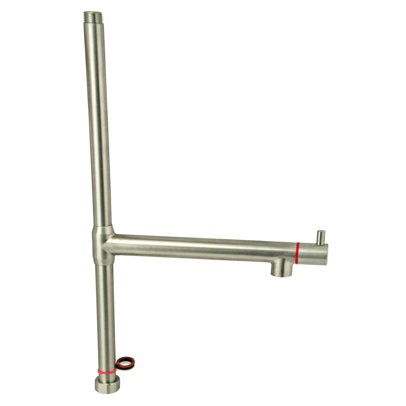 Echtermann stijgpijp H=460mm met zwenkuitloop 220mm voor Top Clean RVS Artikel nummer 827-311/220-165-460/02