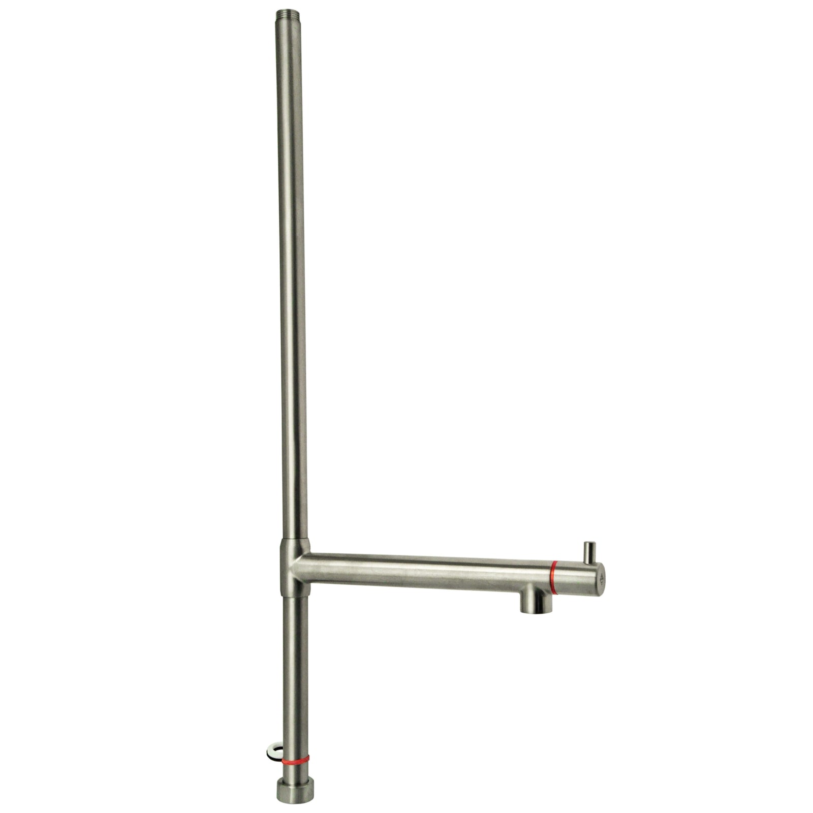 Echtermann stijgpijp H=670mm met zwenkuitloop 220mm voor Top Clean RVS Artikel nummer 827-311/220-165-670/02
