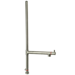 Echtermann stijgpijp H=670mm met zwenkuitloop 220mm voor Top Clean RVS Artikel nummer 827-311/220-165-670/02