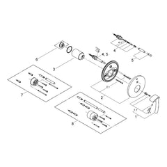 Onderdelentekening Grohe Tenso badmengkraan