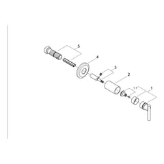 Onderdelentekening Grohe Atrio opbouwdeel 2000–2013