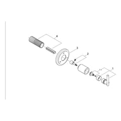 Onderdelentekening Grohe Atrio drieweg-omstelling