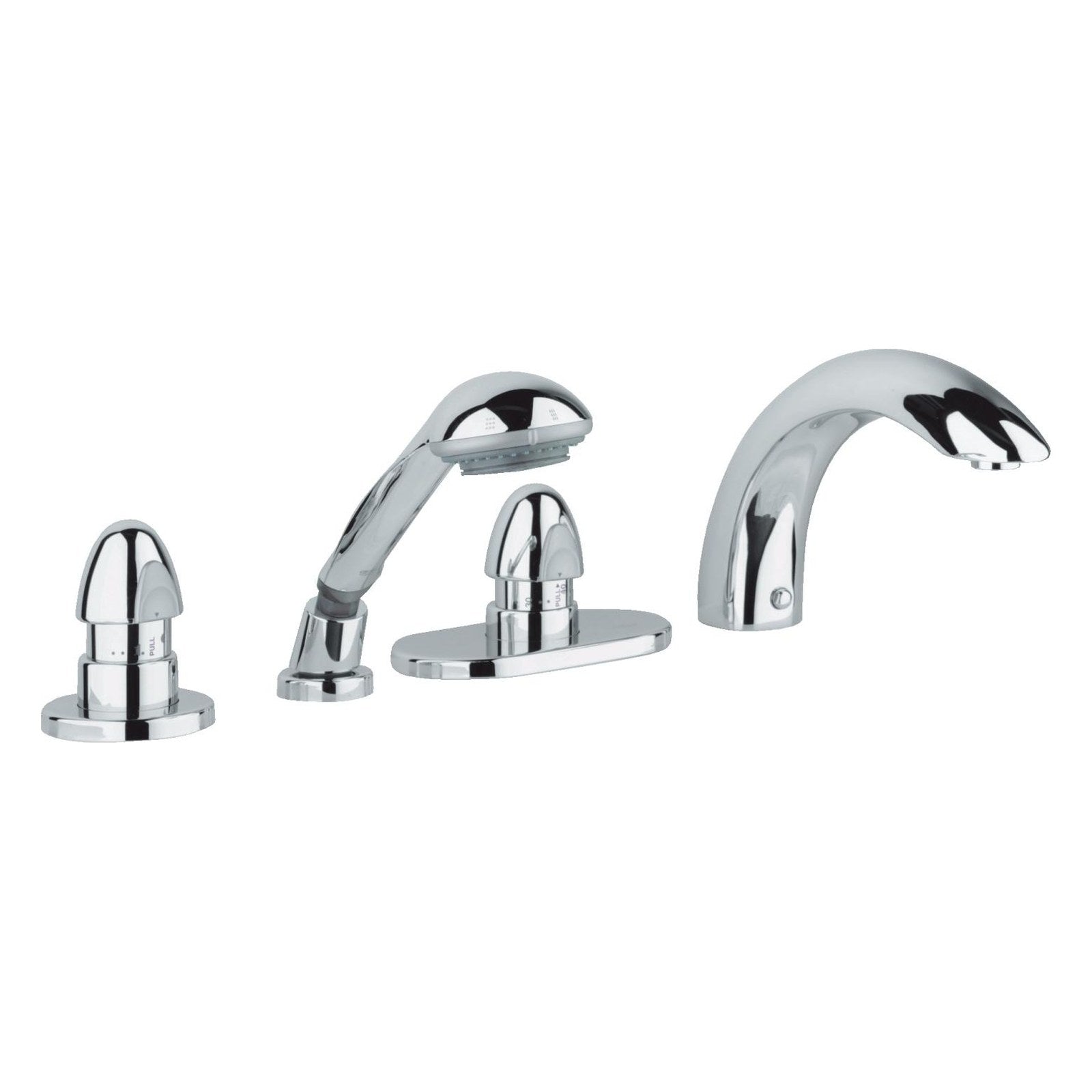 Grohe Taron viergats badrandcombinatie