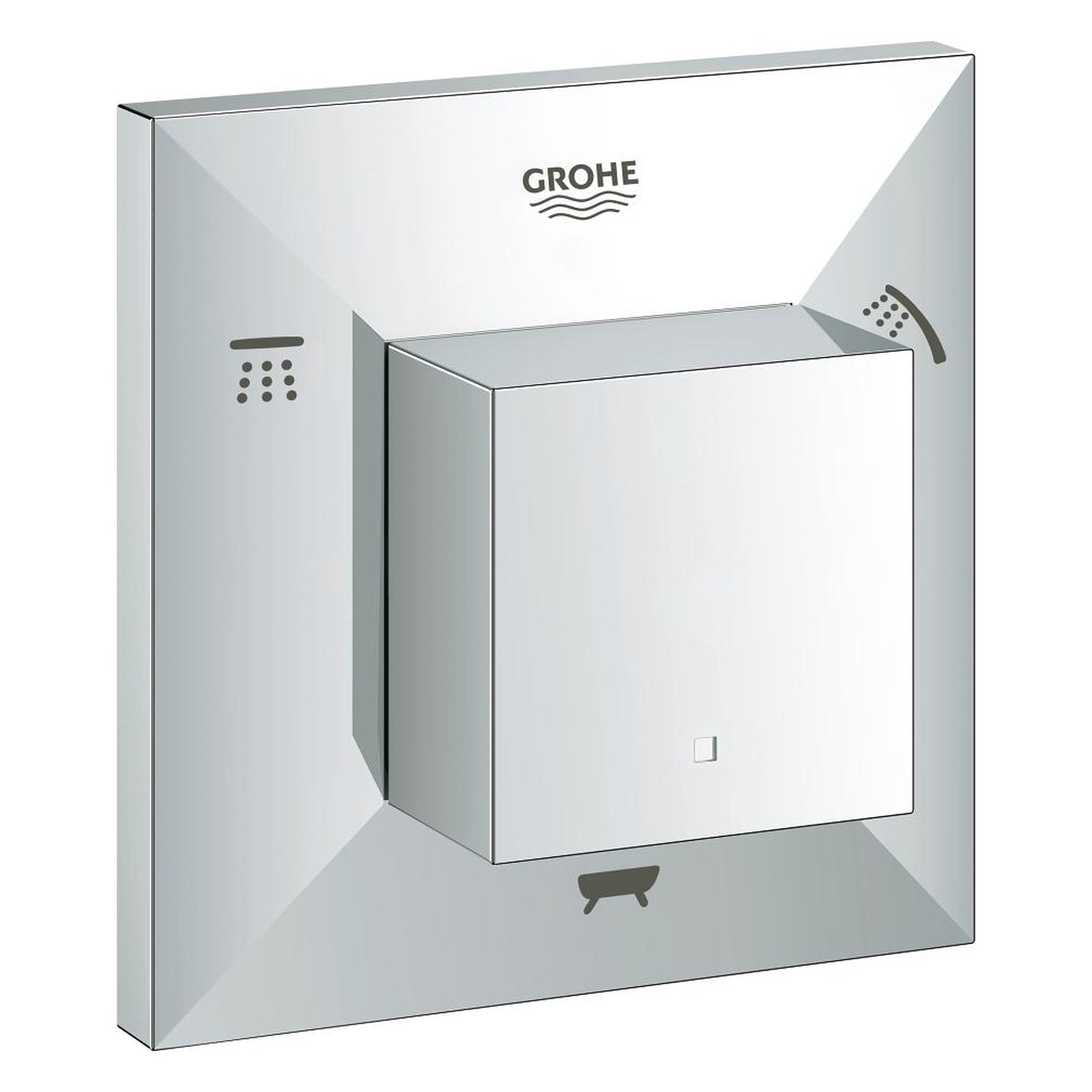 Grohe Allure Brilliant drieweg-omstelling