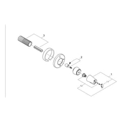 Onderdelentekening Grohe Chiara 2-weg omstelling