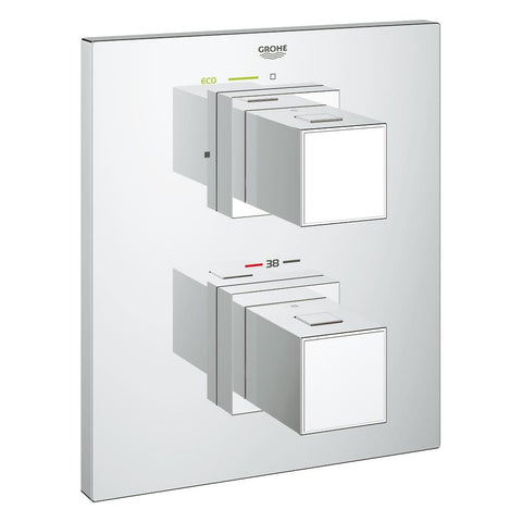 Grohe Grohtherm Cube afbouwdeel douchethermostaat