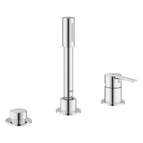 Grohe Lineare driegats badrandcombinatie