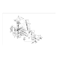 Onderdelentekening Grohe Aquatower 3000 paneel 1999–2000