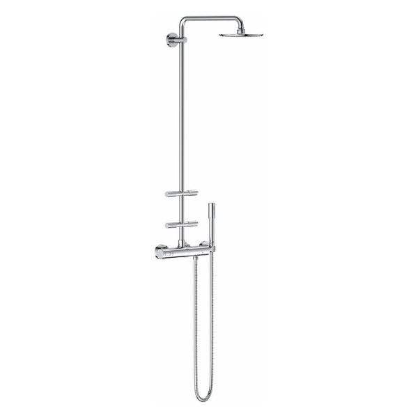 Grohe Rainshower System 210 douchesysteem met thermostaatkraan en zijdouches