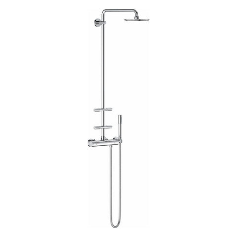 Grohe Rainshower System 210 douchesysteem met thermostaatkraan en zijdouches