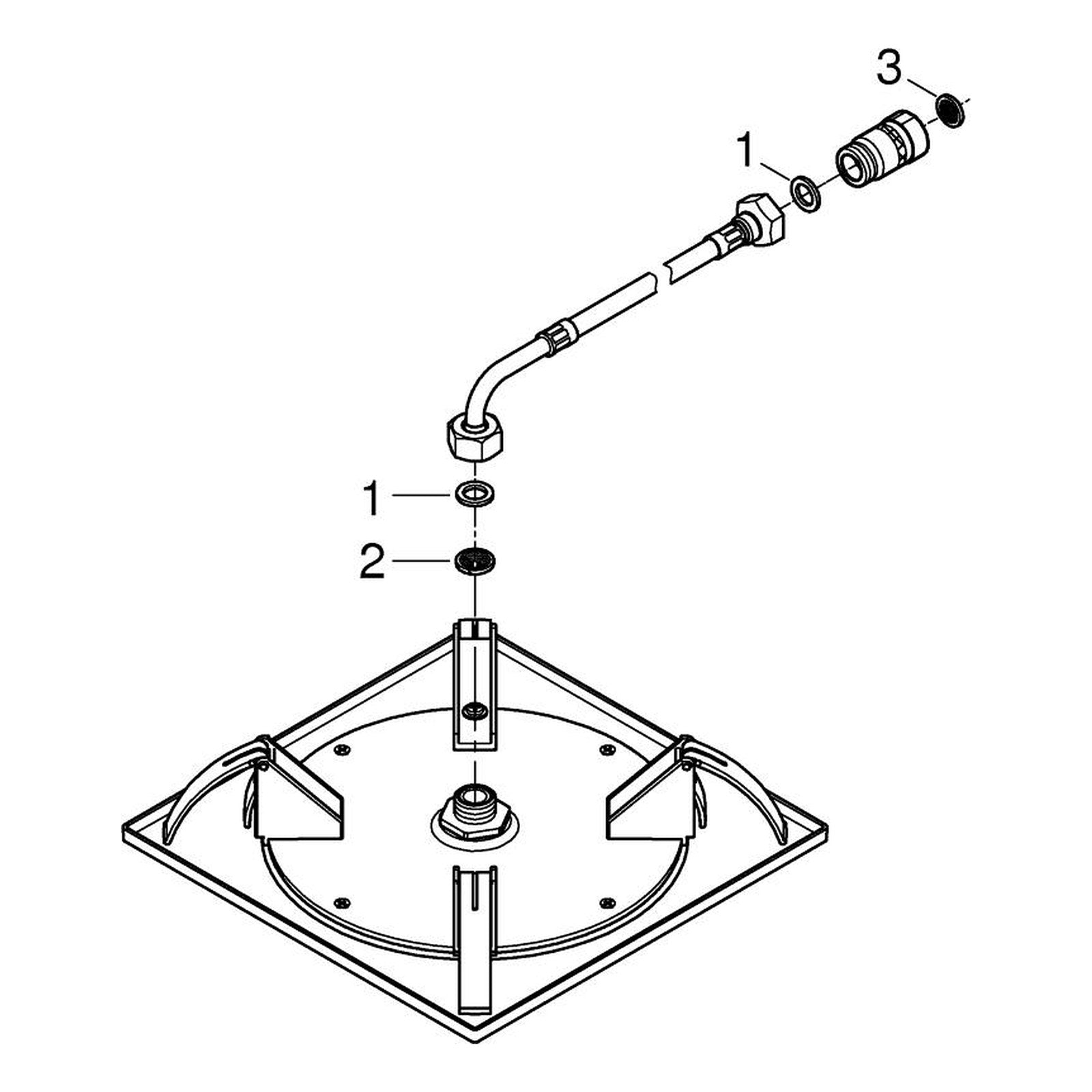 Onderdelentekening Grohe Rainshower F-Series 10