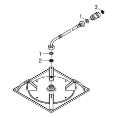 Onderdelentekening Grohe Rainshower F-Series 10