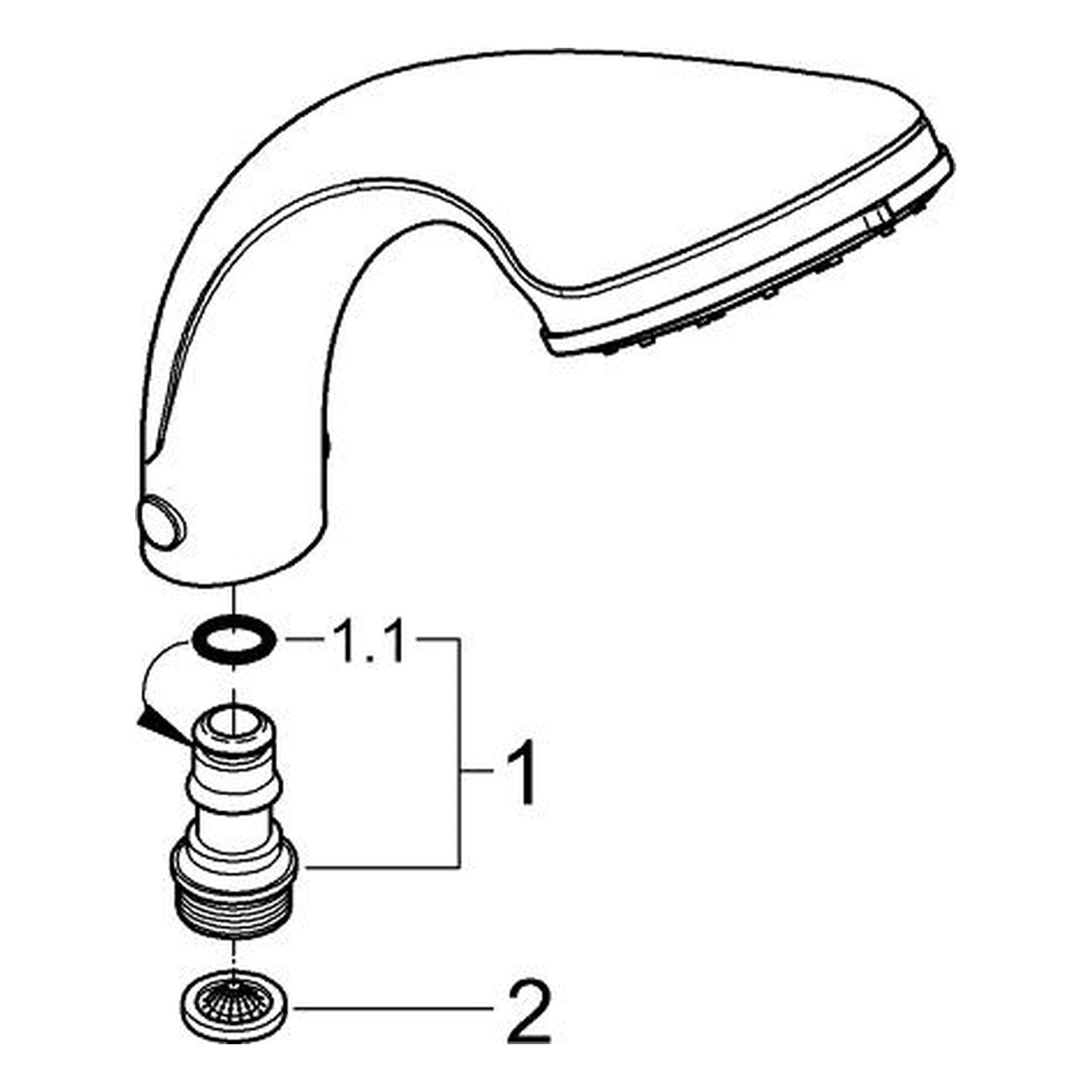 Onderdelentekening Grohe Relexa Plus 80 Dual handdouche 2 straalsoorten