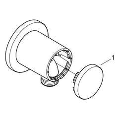 Onderdelentekening Grohe Relexa wandaansluitbocht