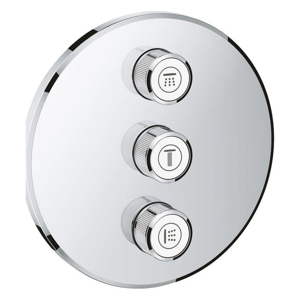 Grohe Grohtherm SmartControl drievoudig opbouwdeel volume (stopkraan)