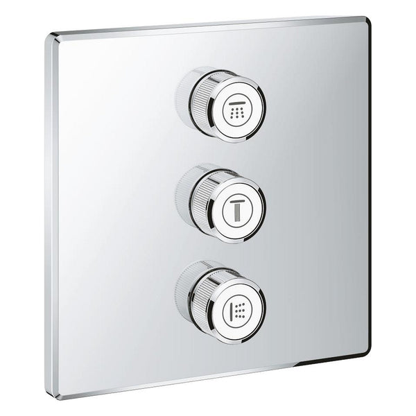Grohe Grohtherm SmartControl drievoudig opbouwdeel volume (stopkraan)