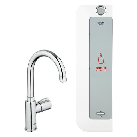 Grohe Red Mono keukenkraan en combi boiler